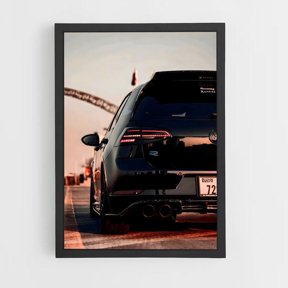 Poster Golf Élégance – affiche Volkswagen (vue 2)
